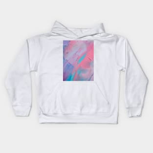 Oil painting in multicolored tones. Kids Hoodie